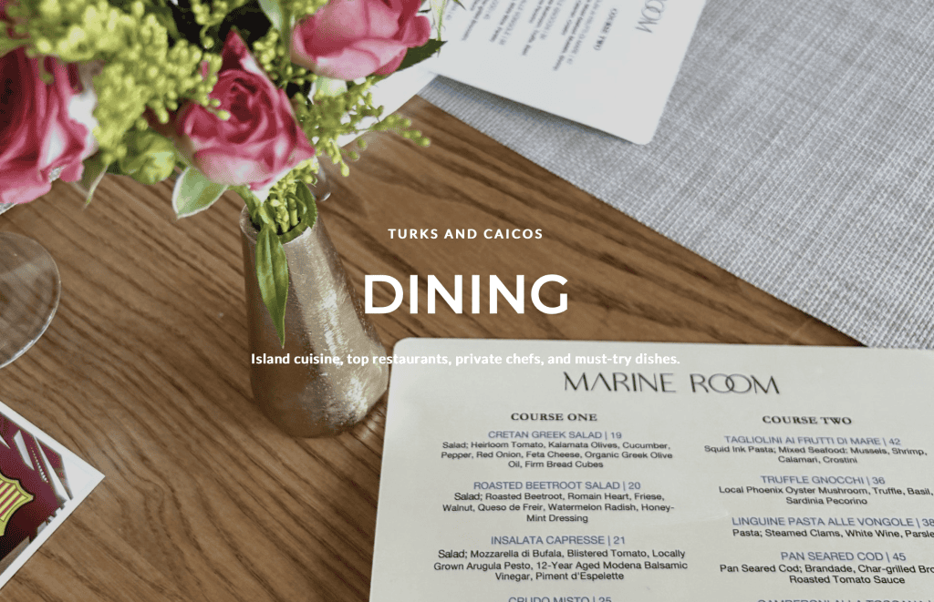 Dining page